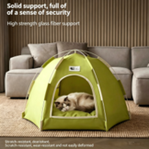 Green Hexagon Tent