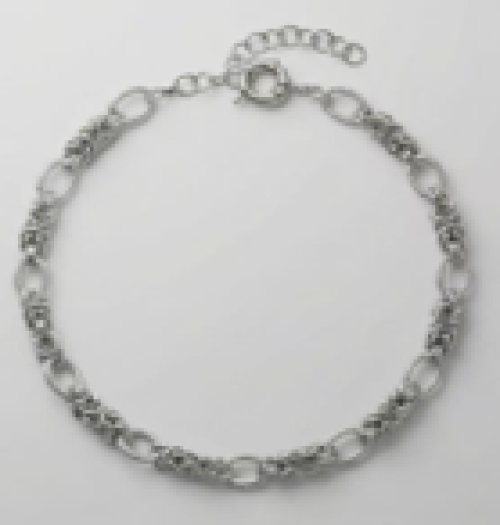 Silver Double-Chain Pet Collar