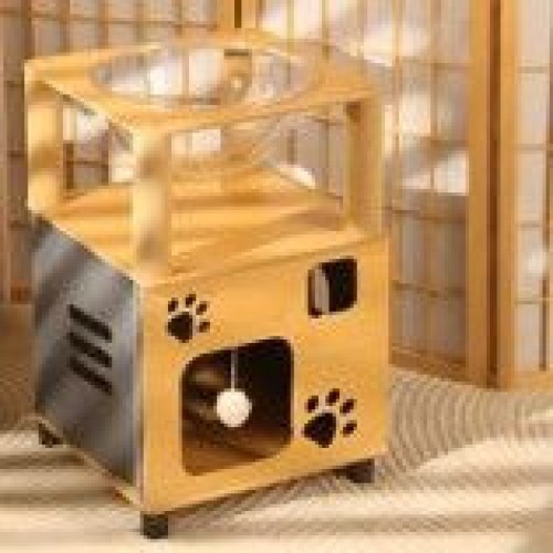 Space Capsule TV Stand Cat House